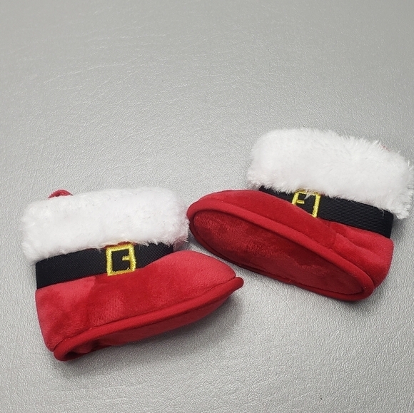 3/$15 koala kids baby size 0-6 months Christmas Santa slippers - Picture 1 of 7